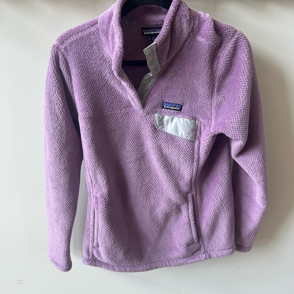 Patagonia Kids' Lavender Fleece Pullover